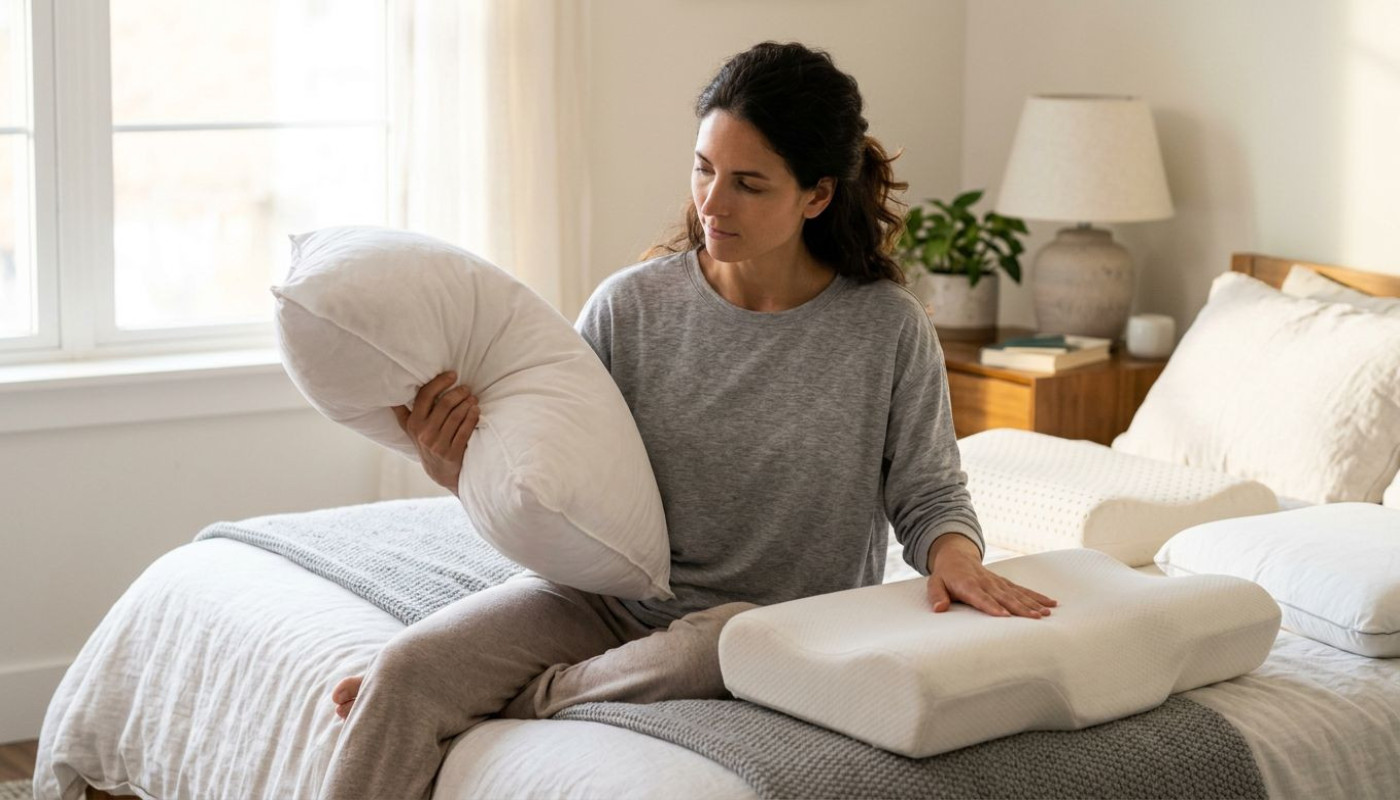 Choisir l'oreiller idéal : importance du matériau et de la forme