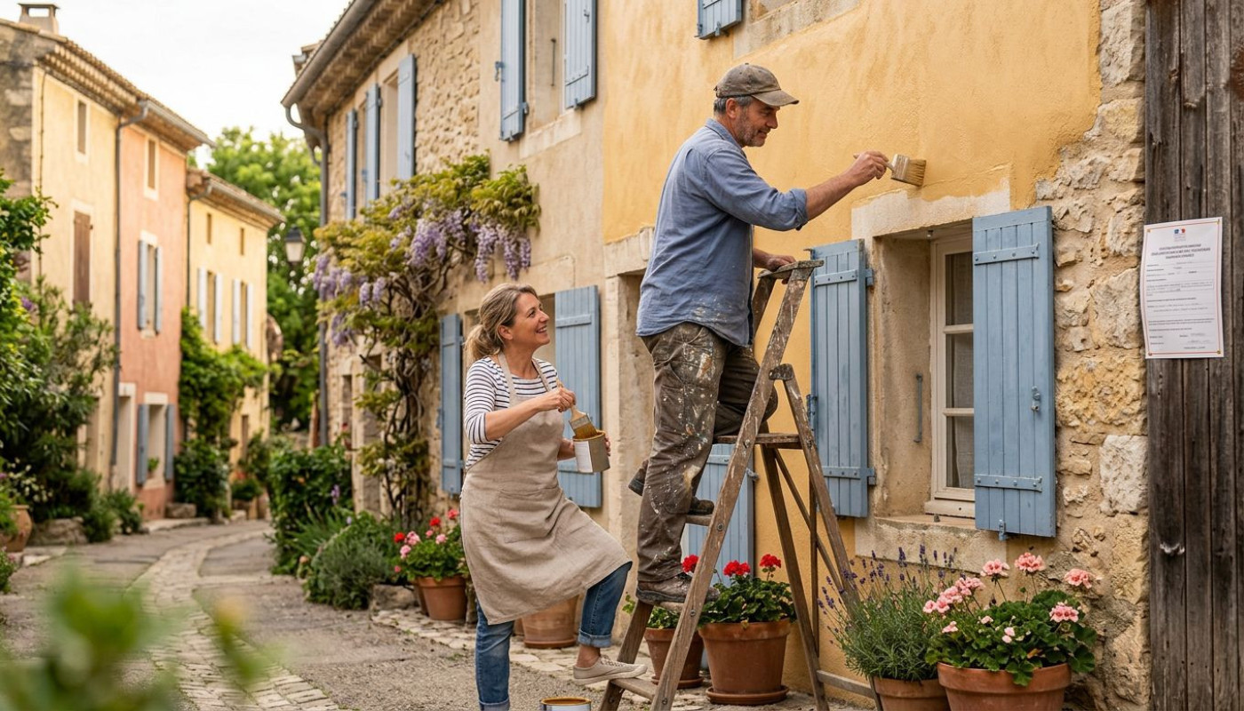 Peindre sa façade, reflet d’un art de vivre local ou contrainte réglementaire ?